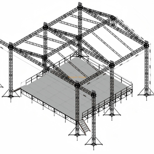 14x14x10m Professional Outdoor Triangle Roof Truss System