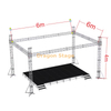 Silver Square Aluminum Concert Aluminum Sound Truss 6x6x4m