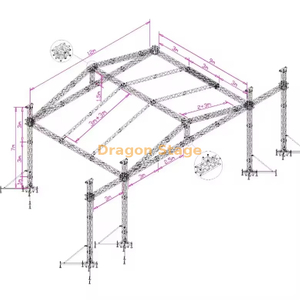 Concert Speaker Roof Truss Stage 12x9x7m
