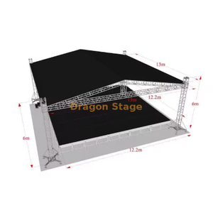 Custom Concert Roof Stage Truss 13x13x6m