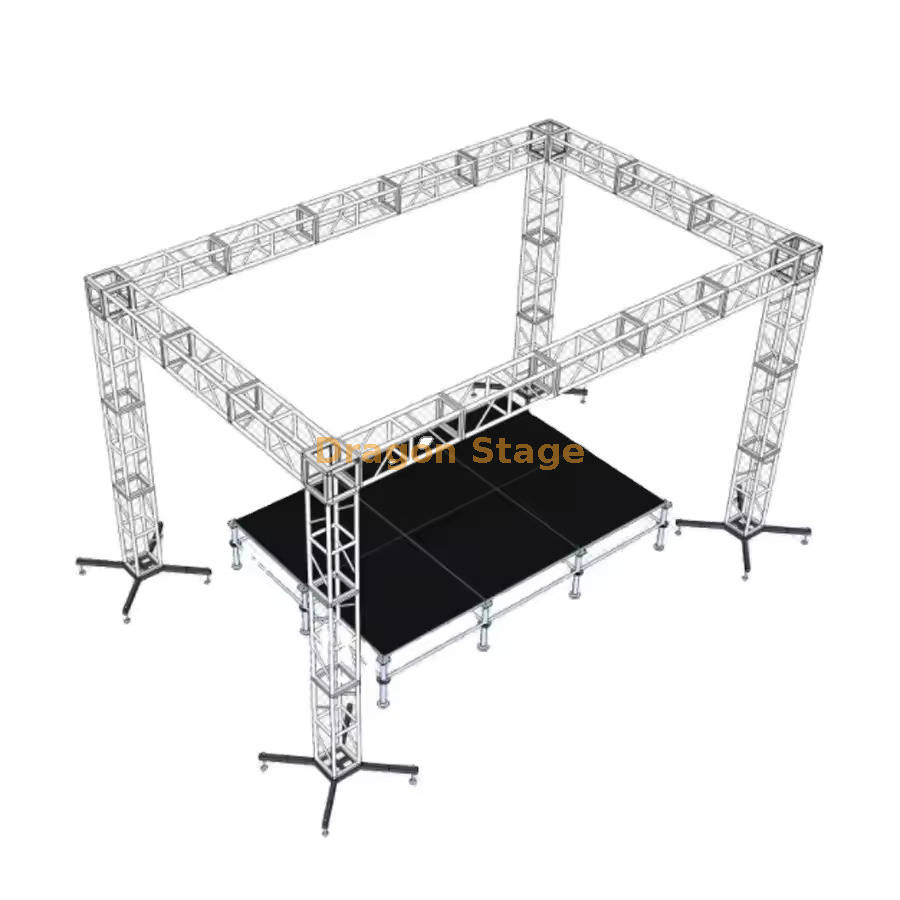 Mini Aluminum Stage Truss for Exhibition Show Stand 3x2.5x2.5m