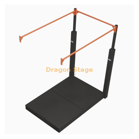 Ninja Single-Level Steel Tubular Cage Frame Base Track System with Start/End Connection Joints