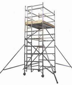 Portable Tower Double scaffolding with climbing ladder