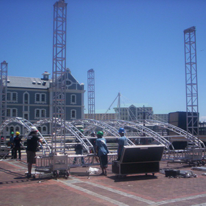 Circular Lighting Truss Arched Roof System Truss