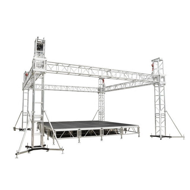 Structural Manufactured Lighting Cheap Trusses 6x6x6m