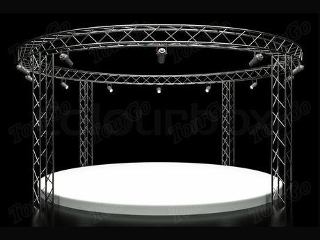 Stage Lighting Display circular truss Light Weight Spigot Aluminium Truss For Sale