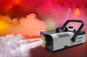 Best Commercial 1500W 1000W Fog Machine for Wedding Continuous Spray LED Remote Control Wire Control Constant Temperature LED Colorful Fog Machine 