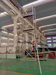 0.75x2x10.82m Mobile Bracket Single Scaffold Tower