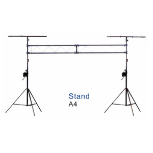 Crank Up Lighting Stands with Handy Winch And Ladder 4m