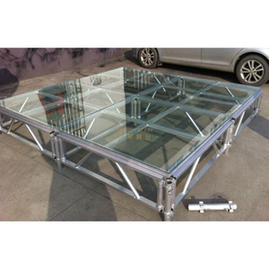 Aluminium Stage Tempered Glass Topping-7.32x4.88m(0.4-0.8m)