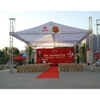 Aluminum Curved Triangle Roof Stage Truss System 6x5x6m 