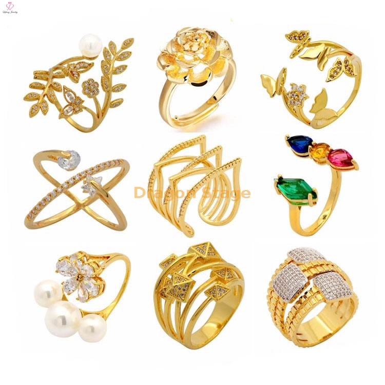 Latest 5 Metal Finger Ring Designs Bridal Wear FR1261