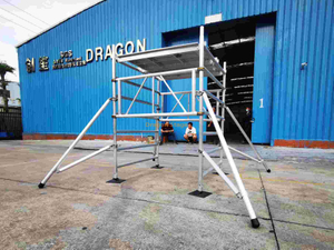Film Tv Production Company Sports Events Video Cameras Shooting Used Aluminum Mobile Working Platform Scaffolding