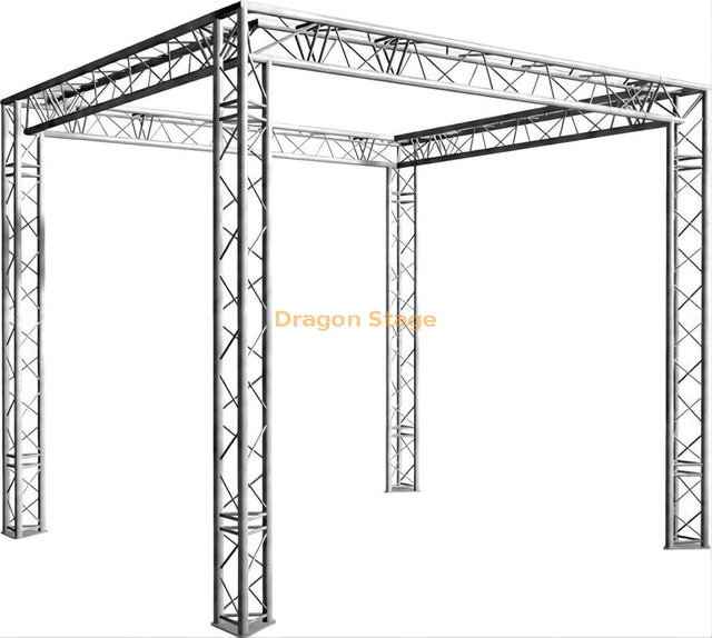 Aluminum Portable Concert Outdoor Lighting Truss 12x12x10ft (3x3x3m)