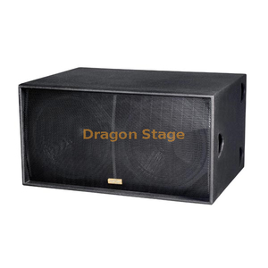 Outdoor Pro Stage Sound Equipment High Power dual 18 inch Subwoofer for night clubs and live shows