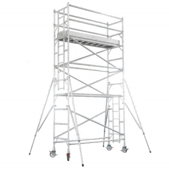 Single Width Aluminum Access Scaffolding Tower System Shoring Props Scaffolding Building Material