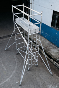 2.5m Single Row Frame Rolling Mobile Aluminum Scaffolding for Sale