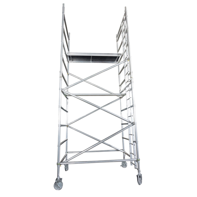 Certified Indoor Aluminum Scaffold Tower for Bathroom Home Office 