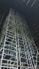 Hot sale TUV tested rolling scaffold with guard rail for hotel