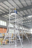 Aluminum single type Working Communication Scaffolding Power Transmission Mobile Tower