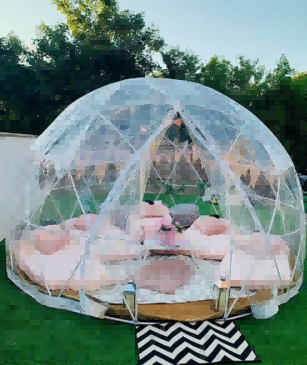 Garden Igloo Dome Glamping Geodesic Dome Tents 4m 6m - China Geodesic Dome  Tents and Garden Igloo Dome price