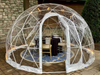 6m large arch dome tent with printing