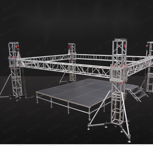 Best selling spigot fast build aluminum stage truss system spigot F34 light truss