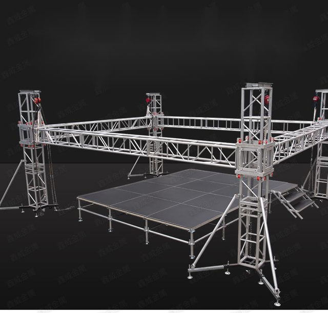 Used Stock Aluminium Stage Truss for Sale Outdoor Event Stage Equipment Truss System 30x30x20ft
