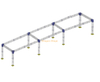 Event Party Use Aluminum Portable Corridor Walkway Truss System 100x20x10ft