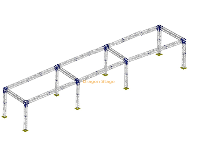 Event Party Use Aluminum Portable Corridor Walkway Truss System 100x20x10ft
