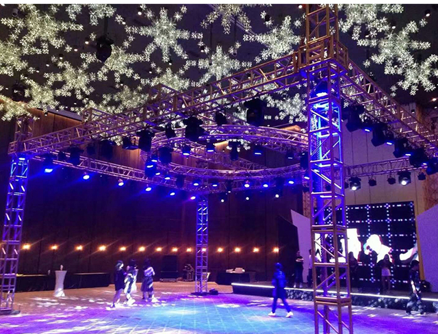 aluminum stage light backdrop truss