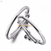 Fashion Design Jewellery Adjustable Charm Stainless Steel Silver Bangles Custom Lucky Baby Bracelet