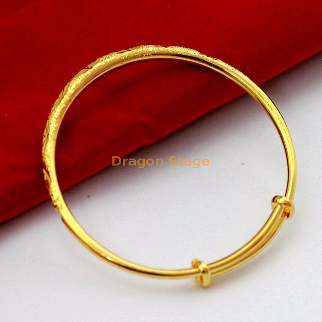 Fashion 18 carat gold iron plated imitation copper bangles and bracelets