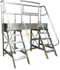 Industrial Machine Step Walkway Assembly Folding Ladders Stairs Platform 3 Step Aluminum Ladder for Sale