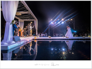 Transparent Swimming Pool Wedding Stage 4X4FT