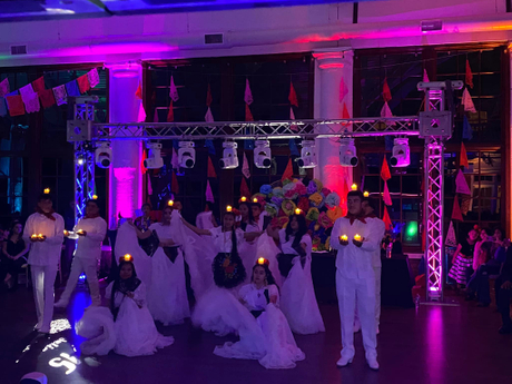 Aluminum Goal Post Lighting Truss System for Wedding Ceremony and Event Setup