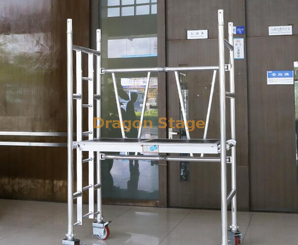 Aluminum Folding Mobile Scaffolding Reasonable Price and Customize Size Scaffolding for Sale