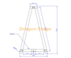 Aluminum Straight Folding Truss 1010x580mm S100F