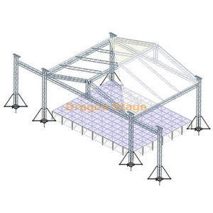 Custom Outdoor Concert Event Aluminum Portable Light Sound Truss System 12x10x9m 