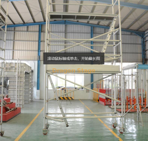 Single Portable Custom Aluminum Scaffolding for Sale