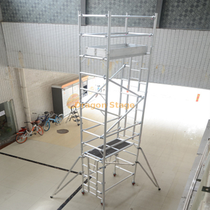 Used Scaffolding Construction Mobile single width Aluminum Stair Scaffolding