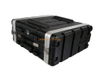 ABS 4UW Trolley Case with Wheels 19inch Audio Power Amplifier Equipment Cabinet 