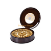 Luxury Easter Sun shape Brown Chocolate Date Wooden Box For Ramadan