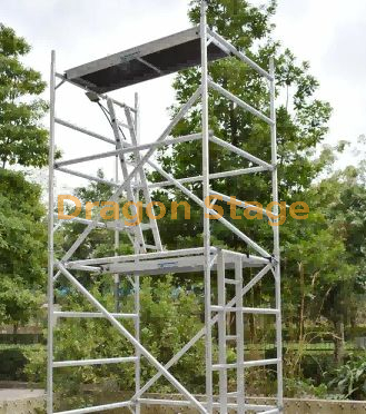 3.37m Aluminum Scaffolding with Hang Ladder Blocks