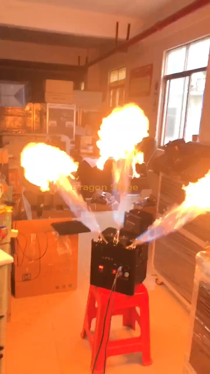 3 Ways Flame Thrower Machine with DMX512 Control (1)