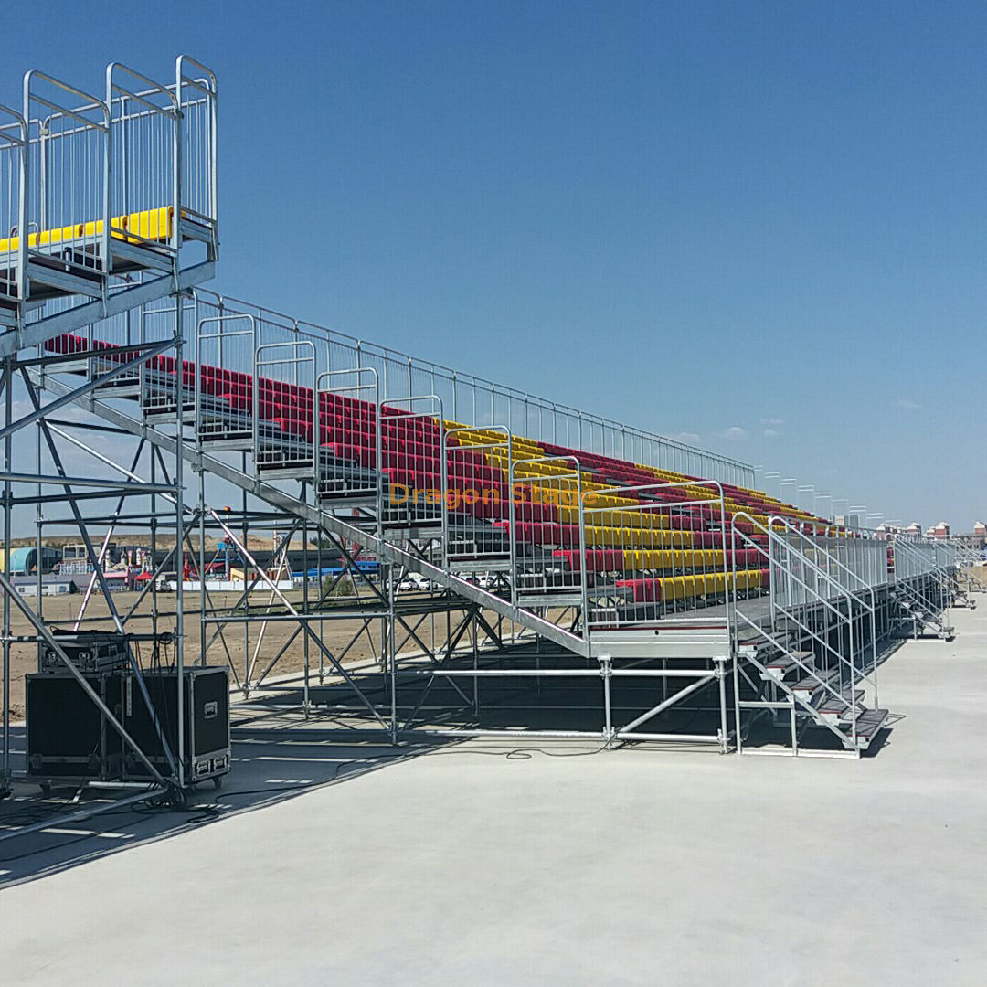 Steel Scaffold Mobile Bleachers Sports Bleachers Bleacher for Football Stadium 960 Person