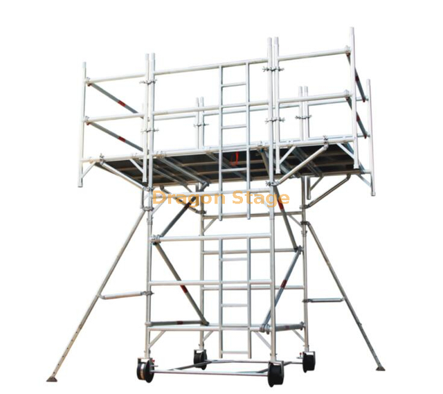 aluminum cantilever scaffold design