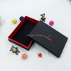 Wooden Box factory customized luxury eco friendly square promotion black paper box