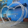 Aluminum Double Twin Heart Shape Truss for Wedding Event Decoration