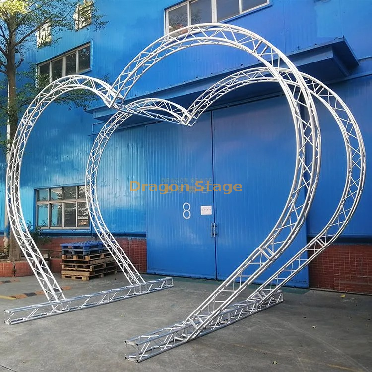 heart shape truss for wedding decor (1)